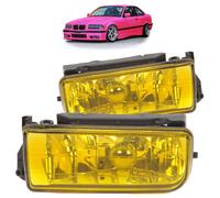Bmw E36 91-99 Phares Anti-Brouillard Jaune Verre Fumé Halogène