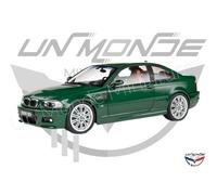 BMW M3 E46 Coupé 2000 Vert Foncé Modèle Réduit 1:18 Solido