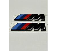 BMW Emblème M noir brillant pour aile, logo côté M, Pack M, 4,5 x 1,5 cm