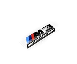 BMW Emblème M3 Competition Original OEM Tricolore 51147907774 pour G80 et G81 M3 Competition xDrive