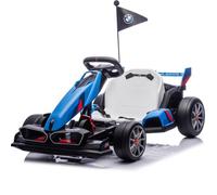 BMW Gokart Électrique 24V - Bleu - 5 à 12 ans- Licence Officielle - Fonction Drift - 2x200W - Max 12km/h