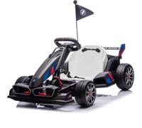 BMW Gokart Électrique 24V - Gris - 5 à 12 ans - Licence Officielle - Fonction Drift - 2x200W - Max 12km/h