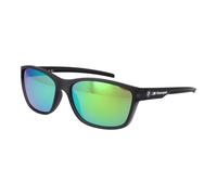 BMW Motorsport BS0036, BMW M Motorsport BS0036 Lunettes de soleil légères pour homme, forme de lentille navigateur, verres miroir verts, gris Homme, grigio, Taglia unica