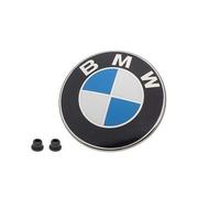 BMW Hood Emblème Logo Badge Cocarde 82 mm Authentique OE 51148132375 + œillets 51141807495