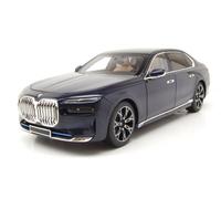 BMW I7 2022 Bleu Métallique Modèle Réduit 1:18 Minichamps