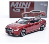BMW i7 xDrive60 rouge Aventurin - Mini GT 1:64
