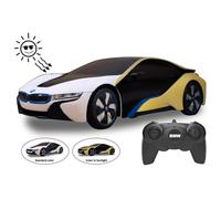 Bmw I8 1:24 Blanc/jaune 2,4ghz Uv Photochromique Serie