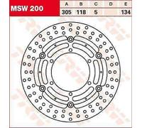 BMW K 1100 Lt 1993-1998 TRW Rond Flottant Frein Disque MSW200
