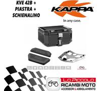 BMW K 1300 R 2014 2015 2016 KAPPA Valise KVE42B Aluminium + Plaque + Dos