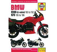 BMW K100 (2-Valve) '83 to '92 K75 '85 to '96 (Haynes Service & Repair Manual) by Editors of Haynes Manuals (2016-05-01)
