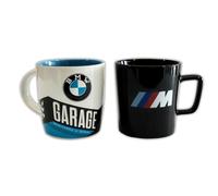 BMW Lot de 2 tasses à café pour garage et moto + tasse M gratuite