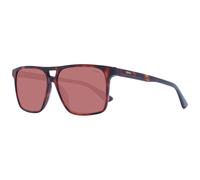 BMW - Lunettes de Soleil Rectangulaires en Acétate - Homme - Accessoires - Brun - Taille: ONE Size