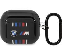 BMW M Collection Piano Noir Coque Rangement pour Airpods 3 sans Fil Chargement