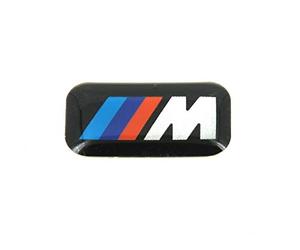 BMW M Logo Autocollant Noir Métal Acrylique Vinyle Chrome ABS PVC Universel Voiture Avant Emblème