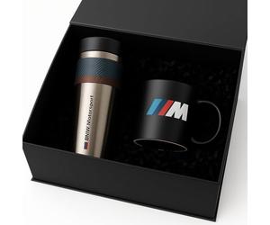 BMW M Motorsport Coffret cadeau, tasse isotherme, taille M