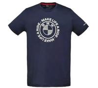BMW M Performance Motorsport Make Life A Ride T-shirt Homme Bleu (S)