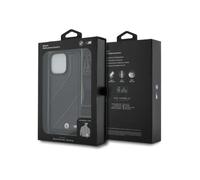 BMW M Series Carbon Stripe & Strap Case for iPhone 16 Pro Max 6.9"" Black