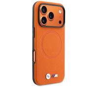 BMW M Series FW Metal Logo Case with MagSafe for iPhone 17 Pro Max 6.9"" Orange