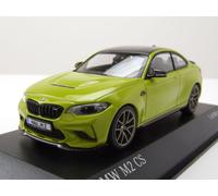 BMW M2 CS 2020 Verte Modèle Voiture 1:43 Minichamps Die-Cast Avec Boîte