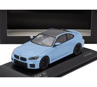 BMW M2 (G87) de 2023 bleue au 1/43 de Minichamps 410023121