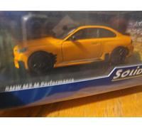 Solido Miniature de voiture BMW M2 G87 Performance 2024 détaillée Orange Papaye 1:43