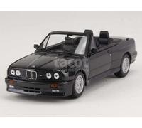BMW M3 E30 Cabriolet 1988 Noir Métallique Maquette de Voiture 1:43 Maxichamps