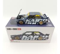 BMW M3 E30 Kaido Works V1 - Kaido House x Mini GT 1:64 - Neuf - Bleu Kaido #154