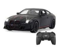 Jamara Voiture télécommandée BMW M4 CSL Échelle 1:16 Noir mat Bleu G