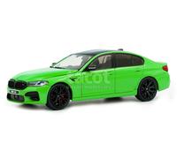 Solido BMW F90 M5 Competition - Berline Performance avec Toit Noir, détails Sportifs, Voiture Miniature Diecast, Vert, 1:43