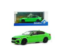Solido Voiture miniature 1:43 BMW F90 M5 Competition 2022 Berline performance Toit noir Vert