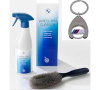 BMW Mini kit de nettoyage pour jantes 500 ml avec brosse spéciale pour l'entretien des jantes d'origine + jeton de courses