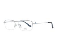 Bmw - Montures de lunettes optiques rectangulaires argentées à demi-cerclage - Homme - Accessoires - Gris - Taille: ONE Size