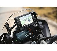 BMW Moto Connected Ride Phone Cradle - Support Apple Samsung - Noir
