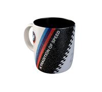 BMW Tasse à café Motorsport M Performance - En céramique - 330 ml - Avec motif imprimé sur tout le pourtour - Pour café, thé, cacao - Idée cadeau - Pour les fans de M3 M4