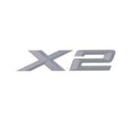 BMW X2 Emblème/Inscription arrière chromé