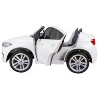 Bmw X6M Xxl Pour 2 enfants Blanc + Télécommande + + Sièges + Démarrage libre + Mp3-Usb + Led