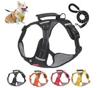 BMWJYLPM Chewie Cozy Harness, Chewie no Pull Dog Harness, Adjustable Dog Vest with Reflective, Ultimate Comfort for Your Pup(Black,XL)