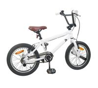 BMX 18 Pouces - Design au style classique - pour les enfants de 7 à 10 ans Blanc _568