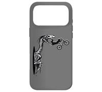 BMX Vélo Cycliste BMX Bicyclette Cyclisme Dinosaure Race BMX Coque pour iPhone 17 Pro Max