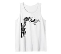 BMX Vélo Cycliste BMX Bicyclette Cyclisme Dinosaure Race BMX Débardeur