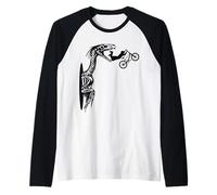 BMX Vélo Cycliste BMX Bicyclette Cyclisme Dinosaure Race BMX Manche Raglan