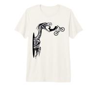 BMX Vélo Cycliste BMX Bicyclette Cyclisme Dinosaure Race BMX T-Shirt Haut de Gamme