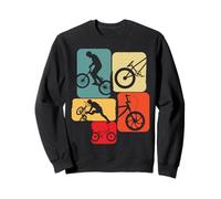 BMX Vélo Velo Cycliste Cyclisme Enfant garçon Retro Sweatshirt