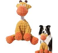 BMZZUOEBP Jouet Chien Indestructible,Peluche Girafe, Mise à Niveau 2025 Doudou pour Chien,avec couinement pour développer et stimuler Les Sens,Augmentez Le Plaisir de L'Aventure.