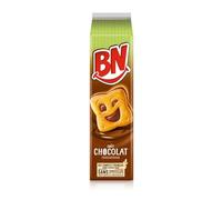 BN - Biscuits au Chocolat Fondant Savoureux, Goût Intense et Croquant, Paquet 285g - Lot de 4
