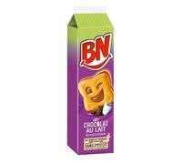 BN - Biscuits Fourrés au Chocolat Lait - Format Familial de 285g - Délicieuses gourmandises sucrées - Lot De 4