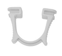 BN Gardinen Lot de 4 butoirs pour rails de rideaux - Pour rails en plastique courants - Compatible avec les rails de rideaux et de rideaux avec trou rond et trou carré