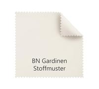 BN Gardinen - Motif tissu - Rideau difficilement inflammable blanc naturel - Voile français uni de Trevira CS
