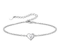 Bn2029-01e Bracelet à breloques en forme de cœur 925 sterling pour femme Lettre Z Rose Montres pour femmes, taille unique, Cuivre, Pas de gemme