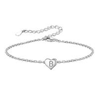 Bn2029-01e Bracelet à breloques en forme de cœur 925 sterling pour femme Lettre Z Rose Montres pour femmes, taille unique, Cuivre, Pas de gemme